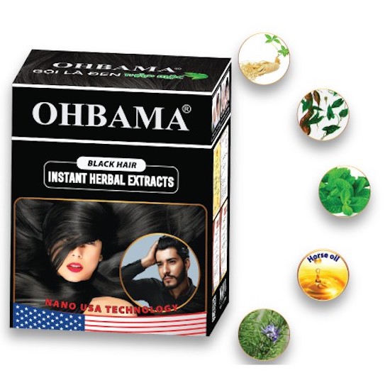 Dầu gội là đen tóc thảo mộc ohbama