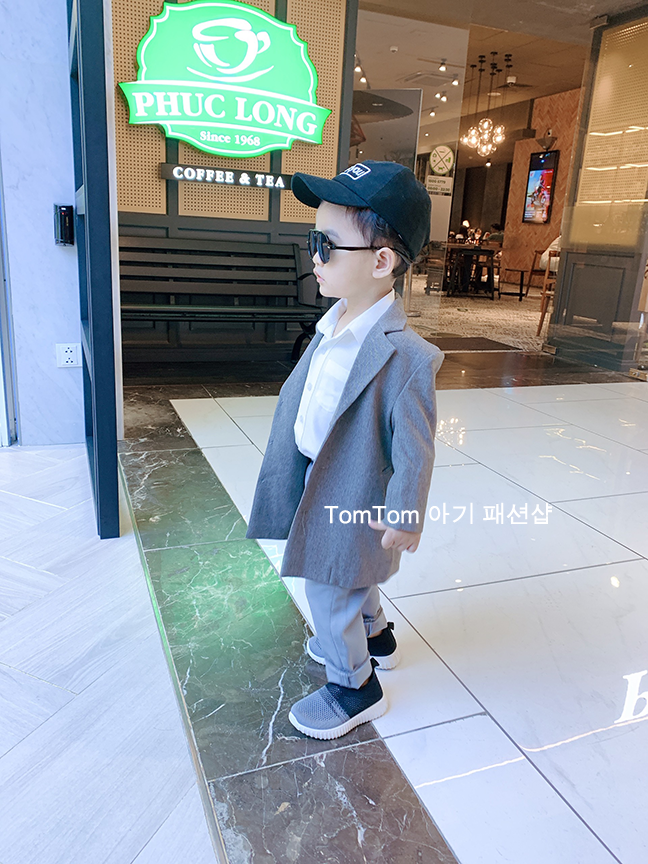 Áo khoác mangto dáng dài cho bé trai, bé gái phong cách Hàn Quốc