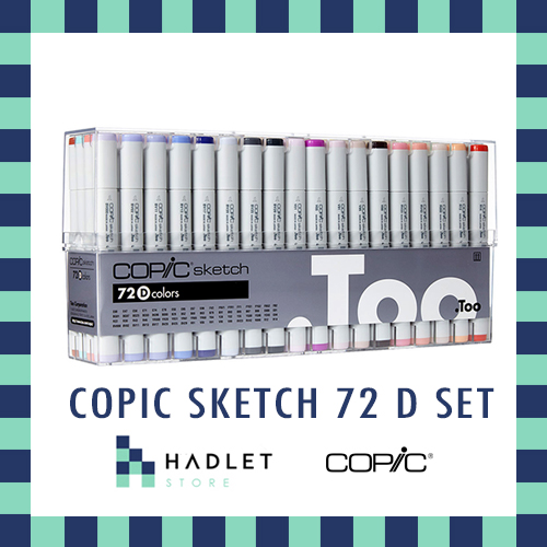 Copic Sketch 72-Marker Set D