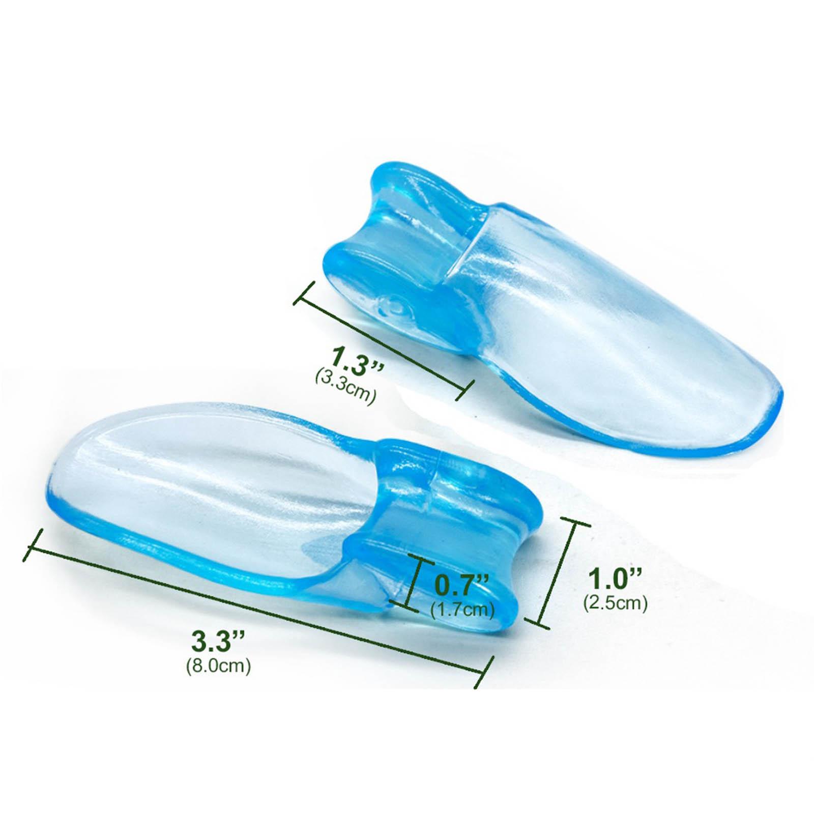 Baosity BaosityBig Toe Bunion Guard, Bunion Pad Spacer Protector Toe Separator, for Overlapping Toes