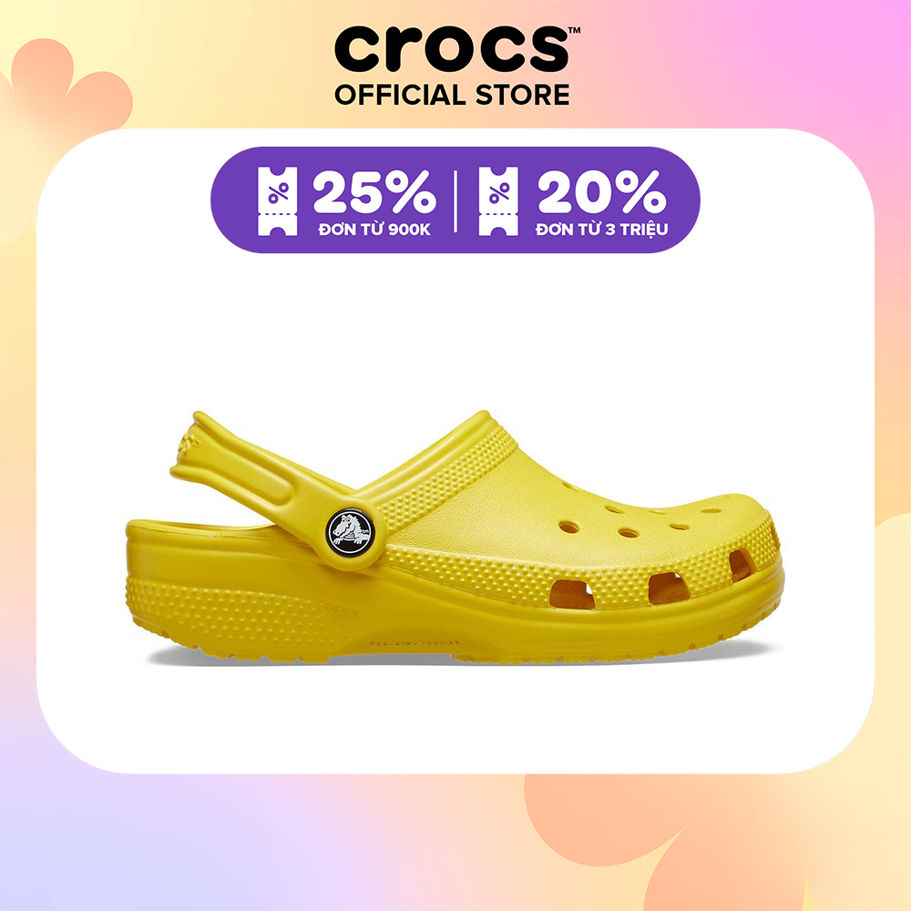 Giày Clog Trẻ Em Crocs Toddler Classic - Sunflower