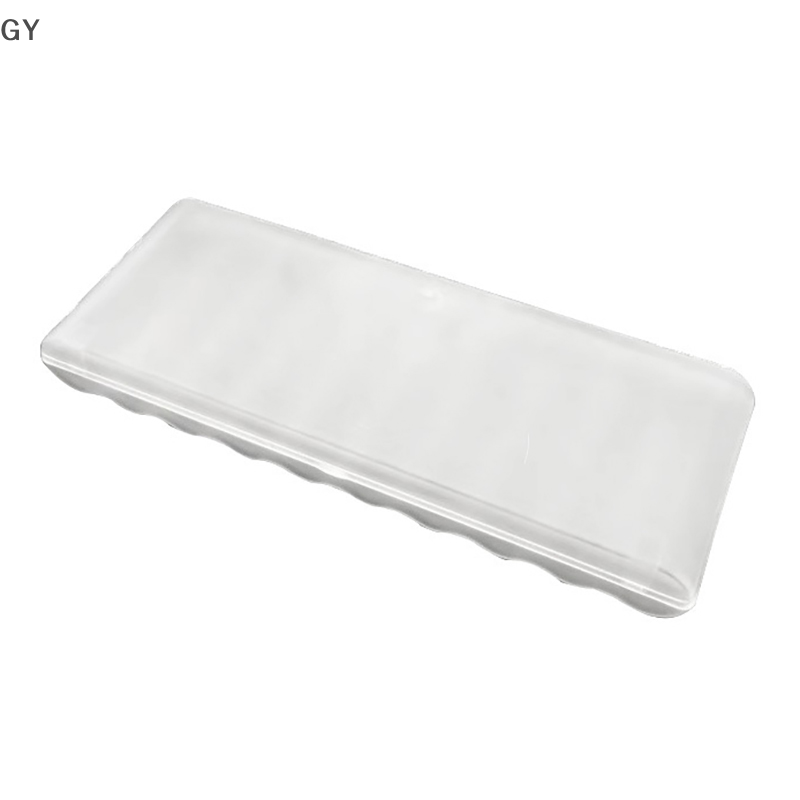 GY 10 Slot Transparent White Plastic Battery Storage Box Hard Container Holder Case For AA Battery Organizer Accessories