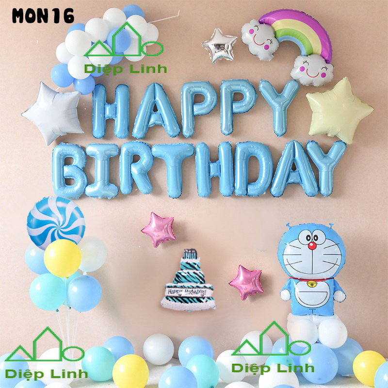 Doremon - Doraemon Birthday Decoration Balloon Set