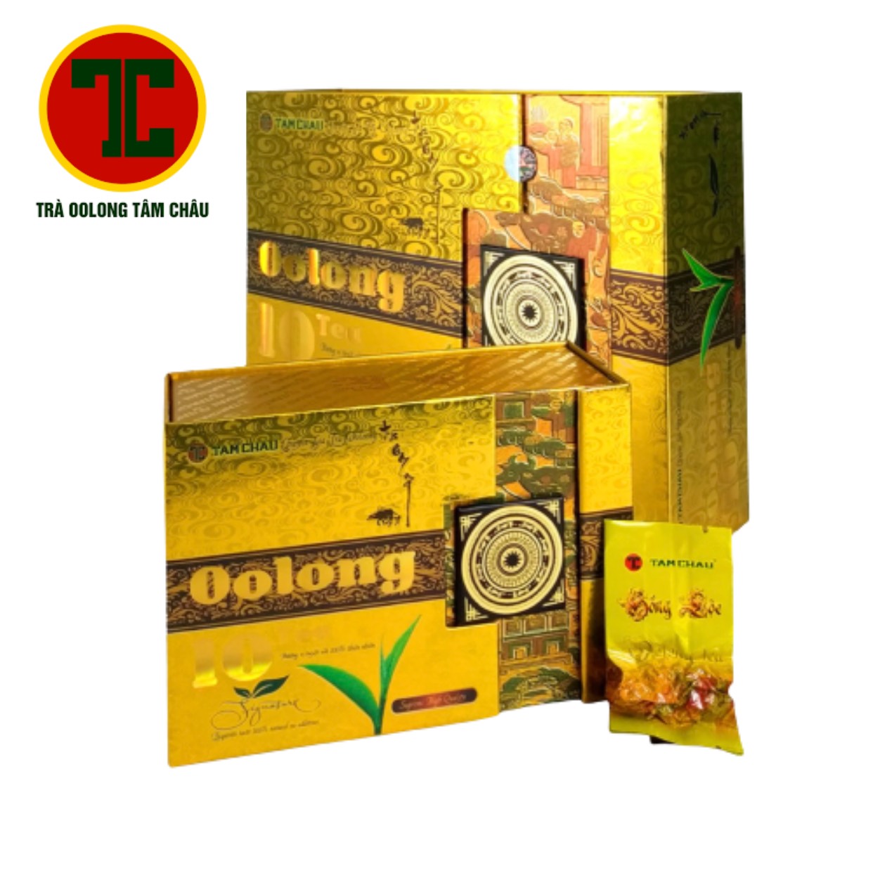 [HCM]TRÀ Ô LONG (OOLONG) 10 TEA TÂM CHÂU SET 320G