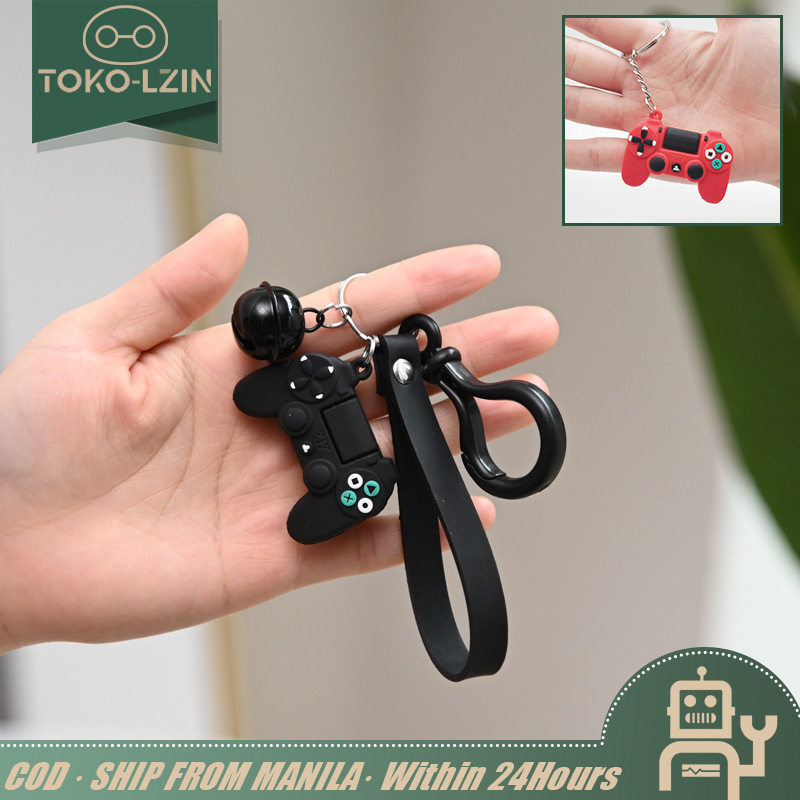 PS4 PS5 Keychain Soft Rubber PVC Game Controller Design Key Chain