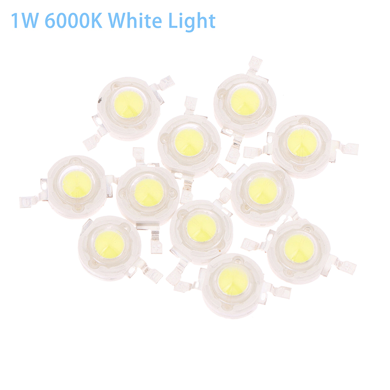 10Pcs 1W 3W High Power LED Bulb Light-Emitting Diode LEDs Chip SMD White Warm For LED Floodlight Spotlight Downlight LampJINBING. 