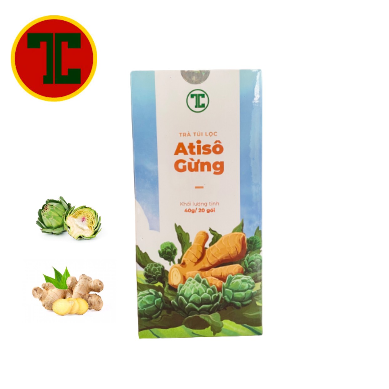 Trà Atiso Gừng Túi Lọc Tâm Châu