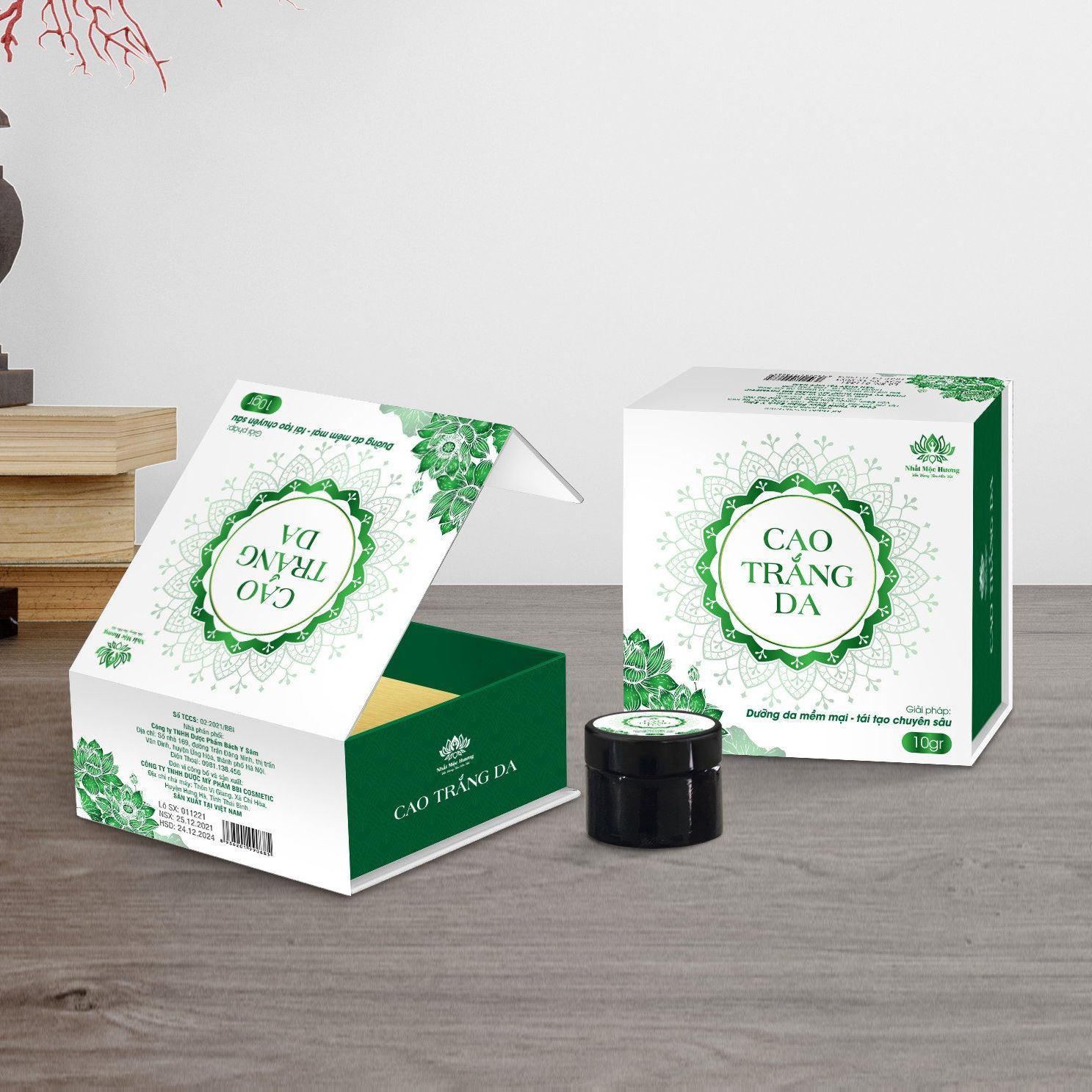 Cao Trắng Da Duyên Thị Bách Y Sâm Mẫu Mới 10Gr