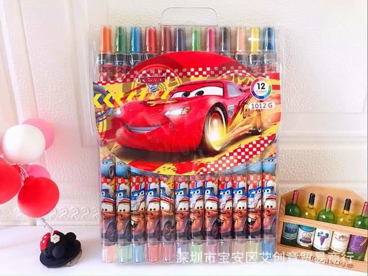 Sáp vặn 12 màu dài rolling crayon 12 màu