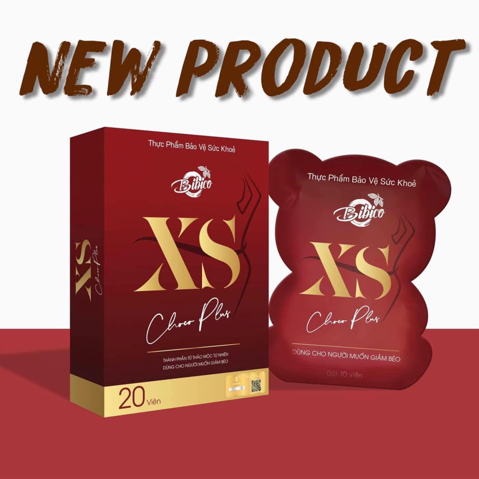 Kẹo socola giảm cân gấu XS Choco Plus