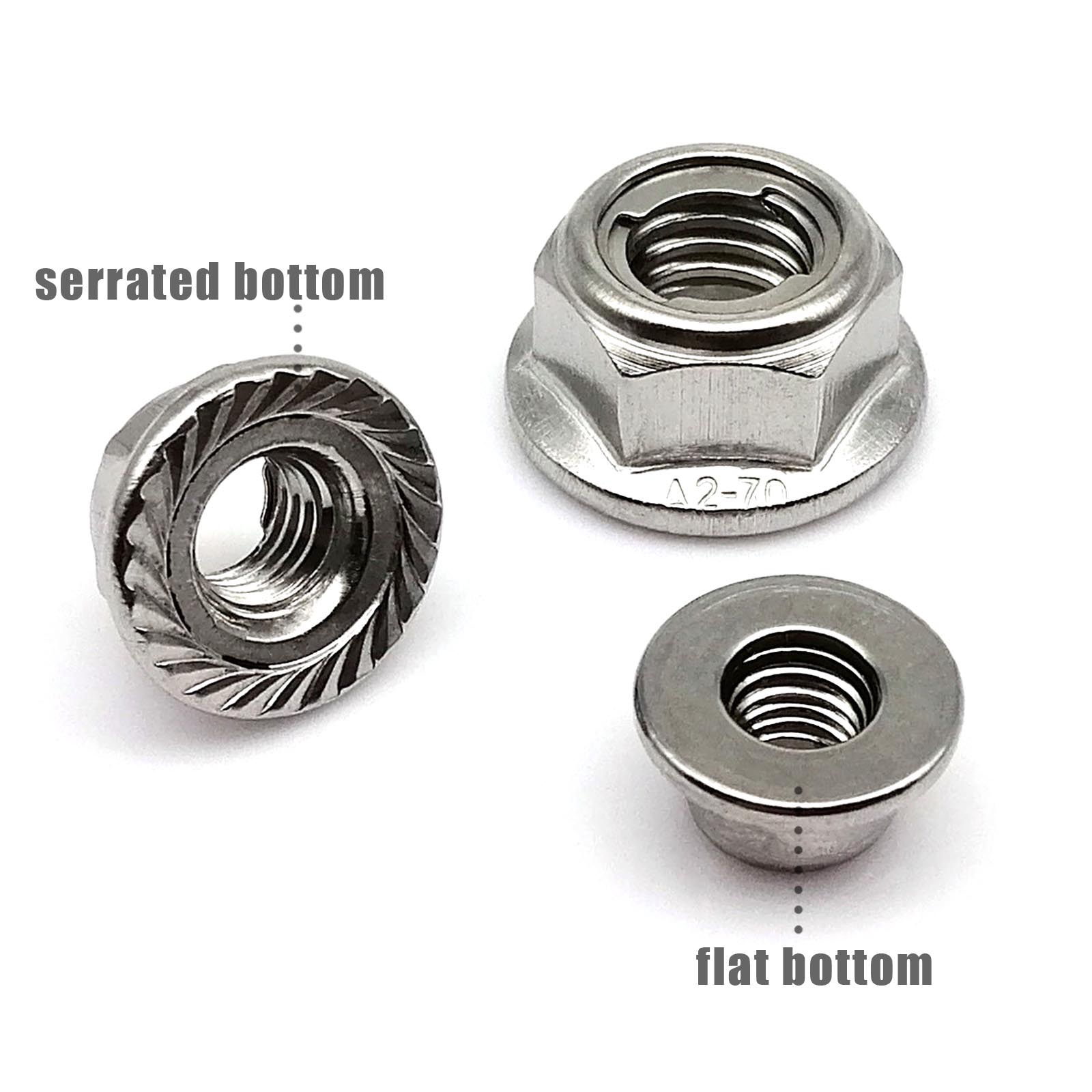 2pcs%20M4%20M5%20M6%20M8%20M10%20M12%20304%20A2-70%20Stainless%20Steel%20Prevailing%20Torque%20Type%20All%20Metal%20Flange%20Hex%20Self%20Locking%20Nut%20Locknut%20-%20Image%204