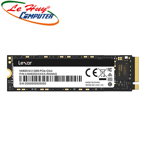 SSD Lexar NM620 256GB M.2 2280 PCIe 3.0x4 (LNM620X256G-RNNNG)