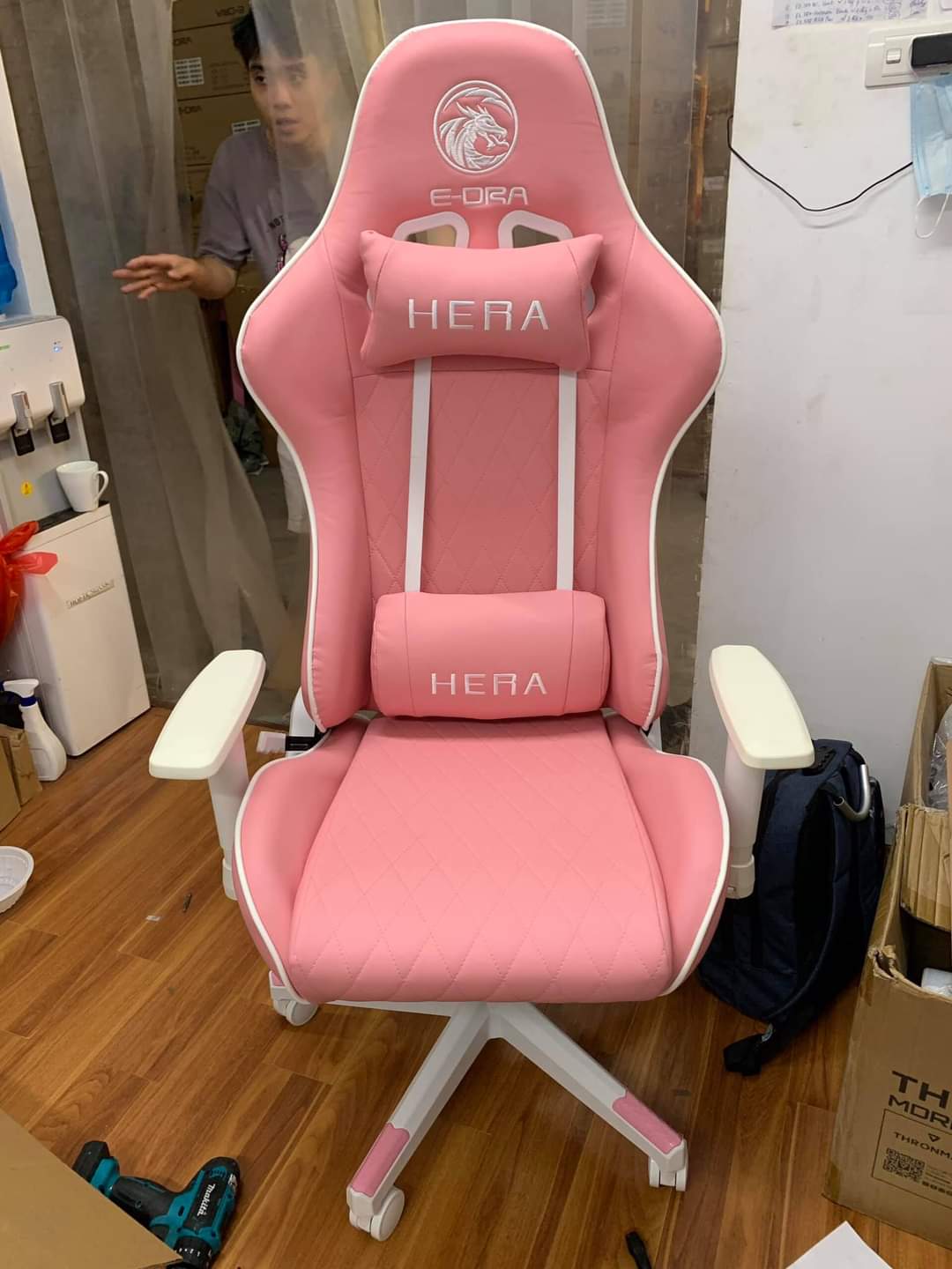Ghế gaming E-Dra Hera EGC224 Pink White