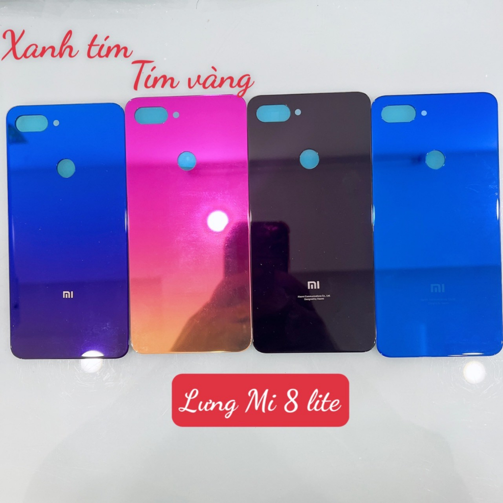 Mi8 lite - nắp lưng xiaomi m8 lite - vỏ lưng - nắp pin