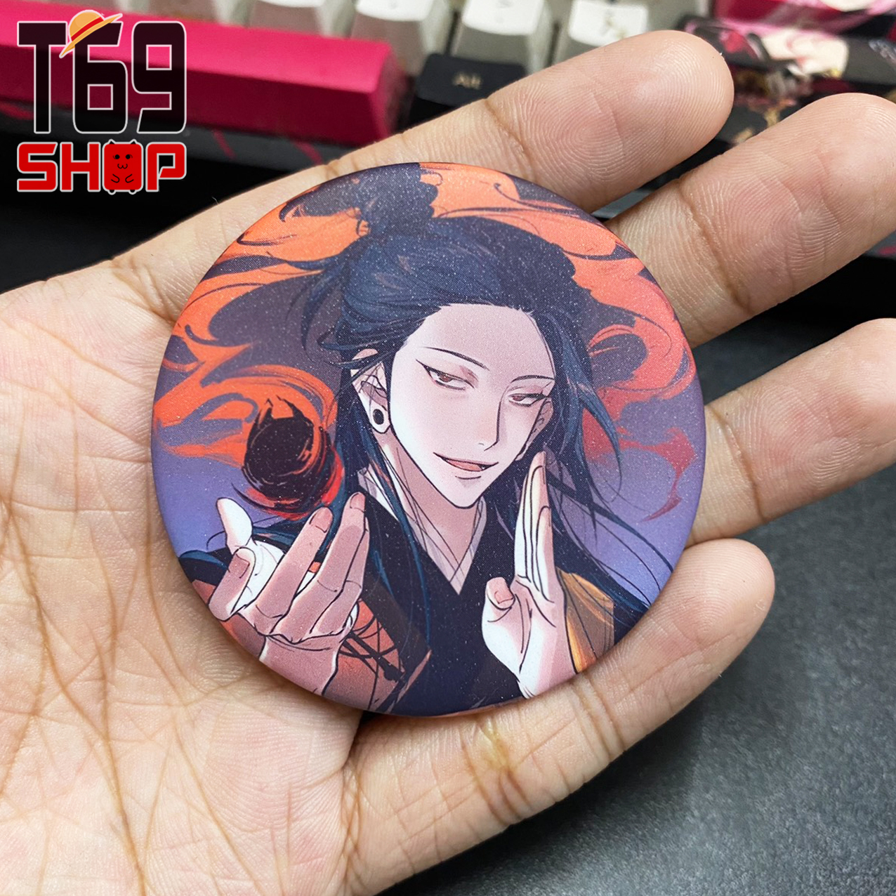 [8 mẫu] Huy hiệu anime Jujutsu Kaisen (Size 5.8cm) [T69 Shop]