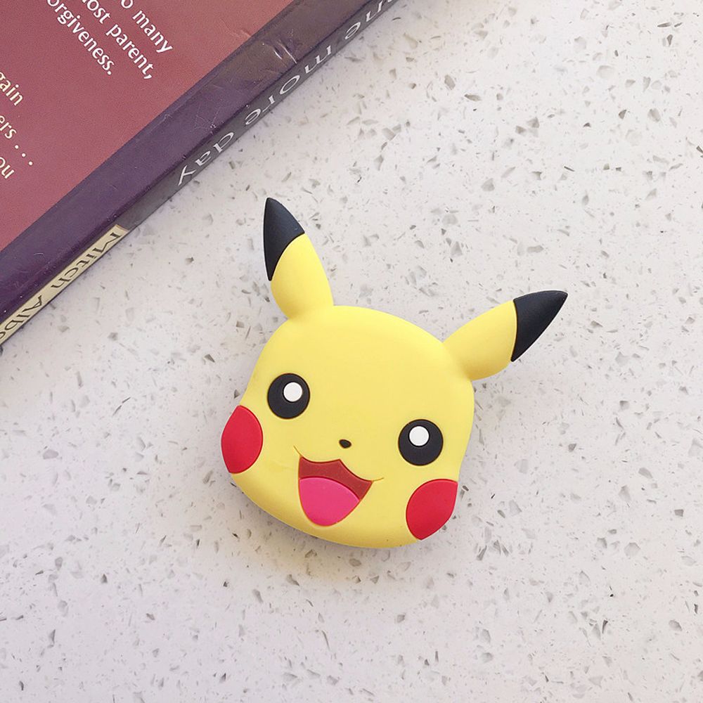 JUNRU3703 Creative Mobile phone accessories Cartoon Gasbag Holder For Mobile Phone Mobile Phone Stand Phone Airbag Stand Pikachu Mobile Phone Holder Airbag Holder Fold Stand
