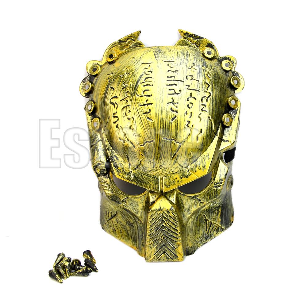 1PC Predator Warrior Costume Hallow Mask Cosplay Props