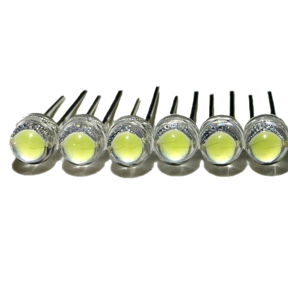 100pcs LED Diode F5 Super Bright Straw Hat LED 5mm Light Emitting