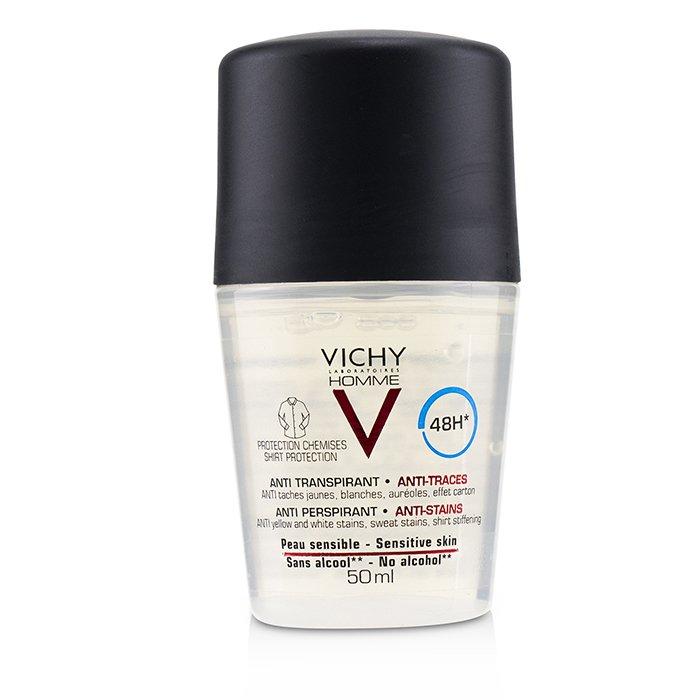 Vichy Homme 48H Anti Perspirant Anti-Stains (Shirt Protection) Roll-On (For Sensitive Skin) 50ml 1.69oz thumbnail