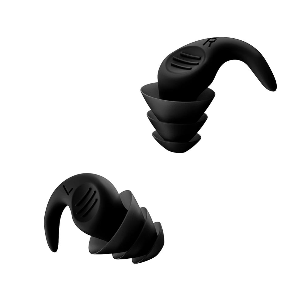 1 Pair Swimming Ear Plugs Portable Waterproof Soft Earplugs Noise