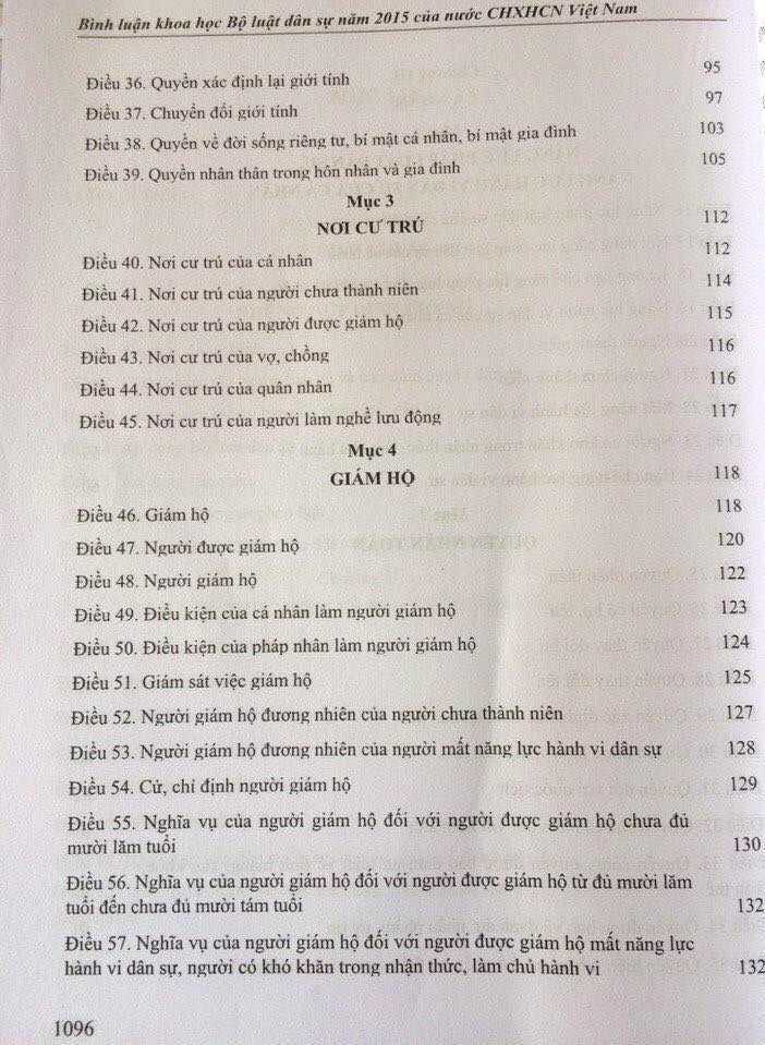 Bình luận khoa học bộ luật dân sự 2015