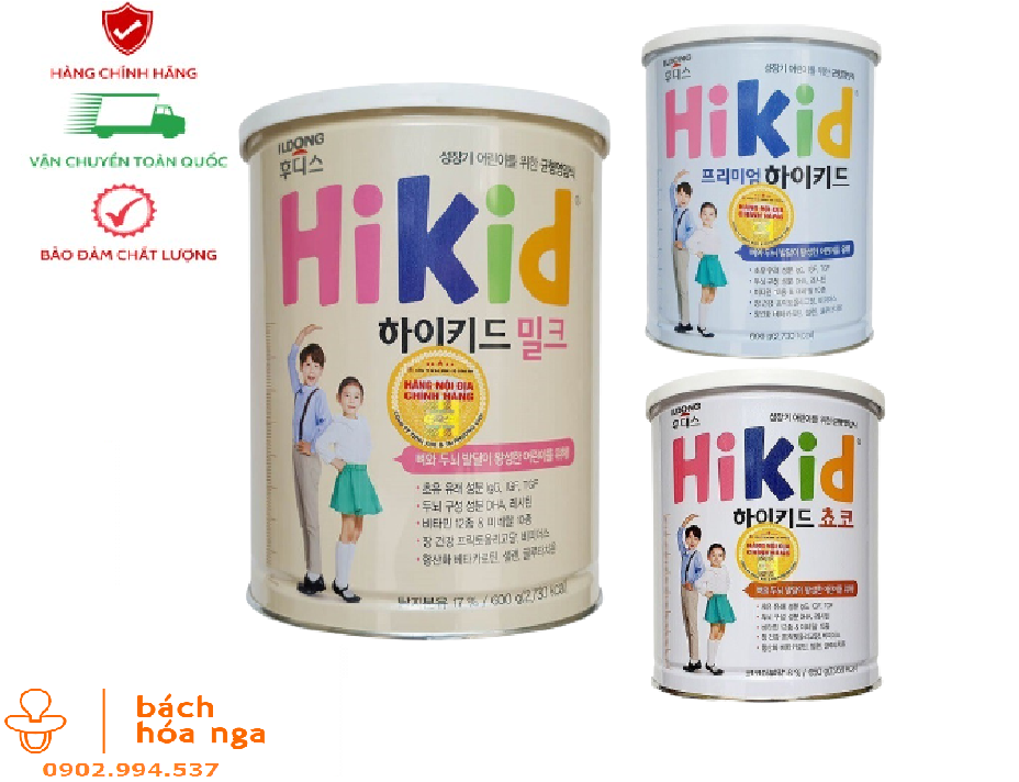 SỮA HIKID TĂNG CHIỀU CAO HỘP 650GR