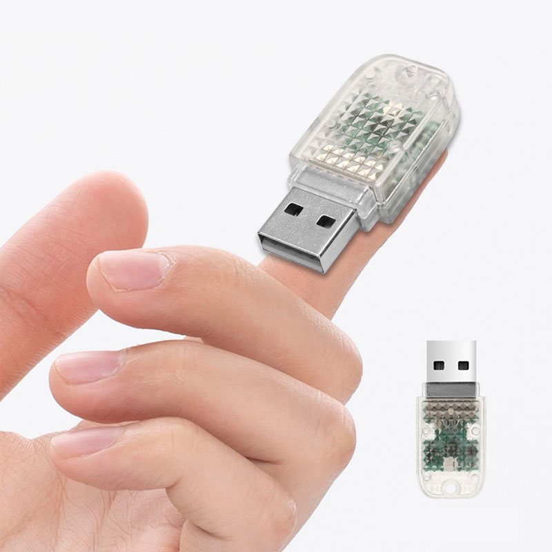Đèn LED Tạo Không Khí Cho Xe Hơi 5V Công Tắc Cảm Ứng USB Mini Đèn LED Tự Động Điều Khiển Âm Thanh Nhiều Màu Đèn Trang Trí Xung Quanh Sản Phẩm Xe Hơi