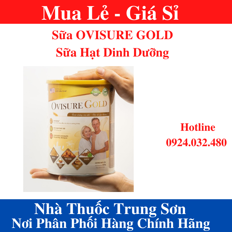 Sữa ovisure gold sữa hạt dinh dưỡng - trung sơn 1