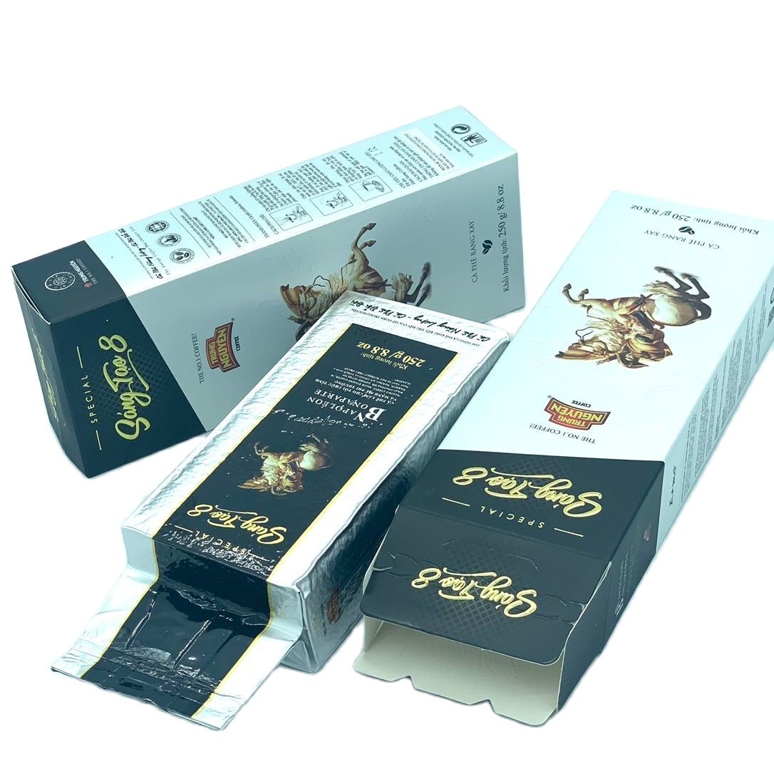 ( 02 Hộp 250gam) Cà phê Sáng Tạo 8 Trung Nguyên - Cà phê cao cấp bột pha phin