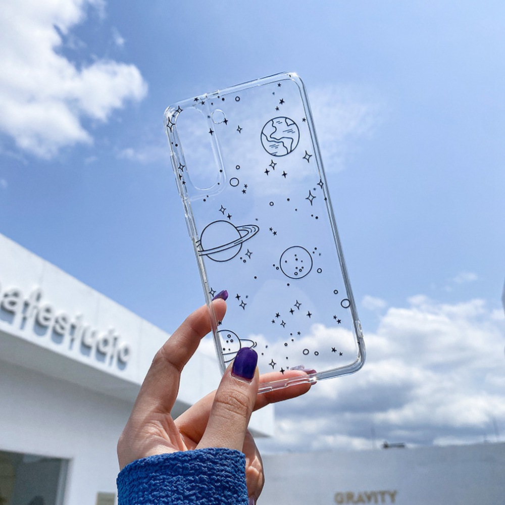 fashion%20Fashion%20Star%20Space%20Cloud%20Clear%20Phone%20Case%20For%20Samsung%20Galaxy%20S24%20S23%20Plus%20S22%20Ultra%20Transparent%20Shockproof%20Soft%20Cover%20-%20Image%203
