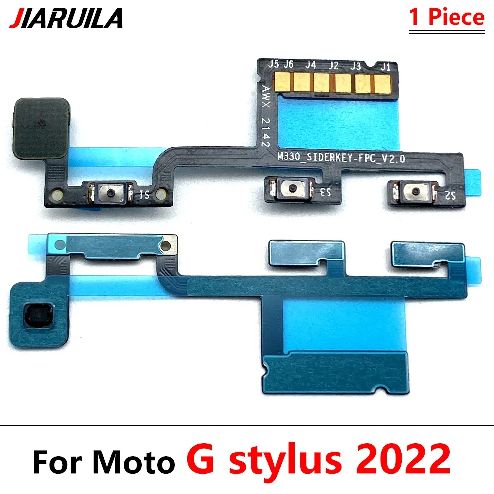 【Fast-selling】 power on off Volume side button key flex cable for Moto G 5G plus power stylus 2022 play pure 2021.