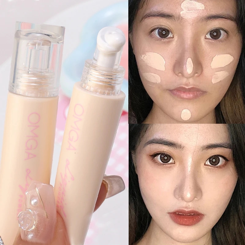 【XZ Beauty】Matte Face Liquid Foundation Waterproof Full Coverage Concealer Lasting Oil-control Face Makeup Base Cream Cosmetics for Women