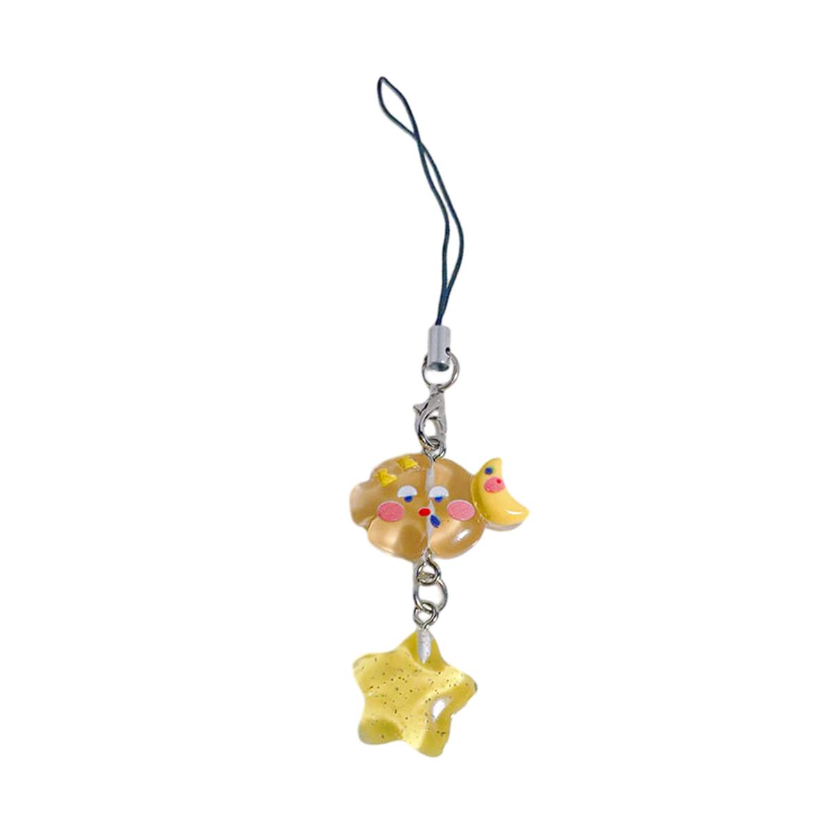 Clouds and Stars Mobile Phone Chain