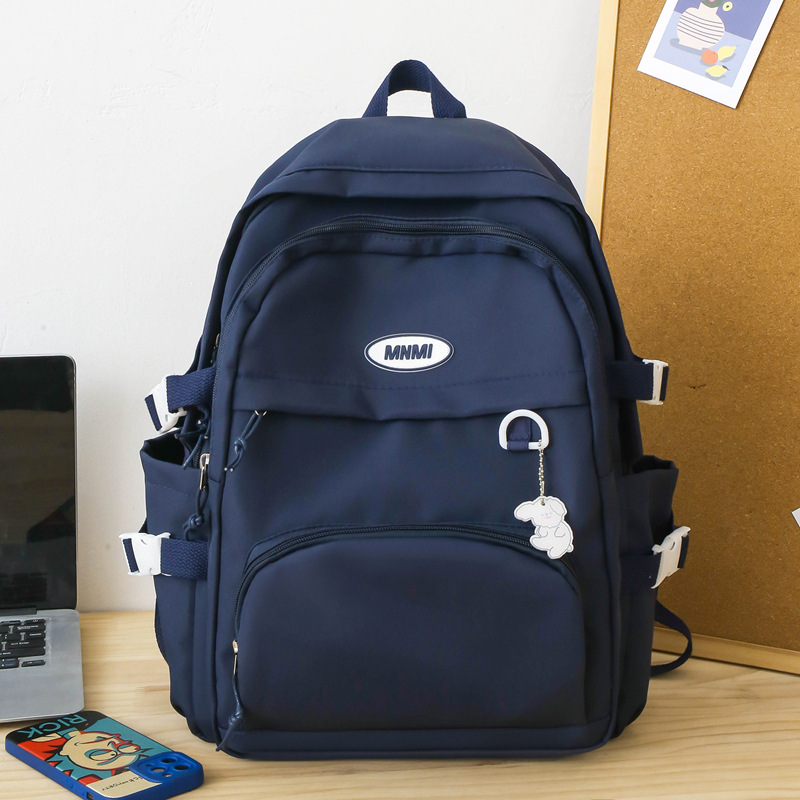 IQANGEL Backpack New Korean Style Fashion Simple Backpack Student Large Capacity School Bag