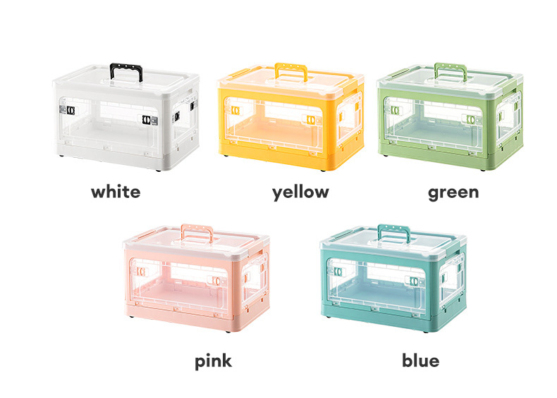 Medical box, large capacity household storage box, transparent first aid kit, foldable storage box, multi-layer extra large sorting box