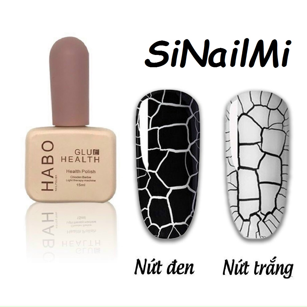 Sơn Nứt Habo Đen Trắng Nail - sinailmi