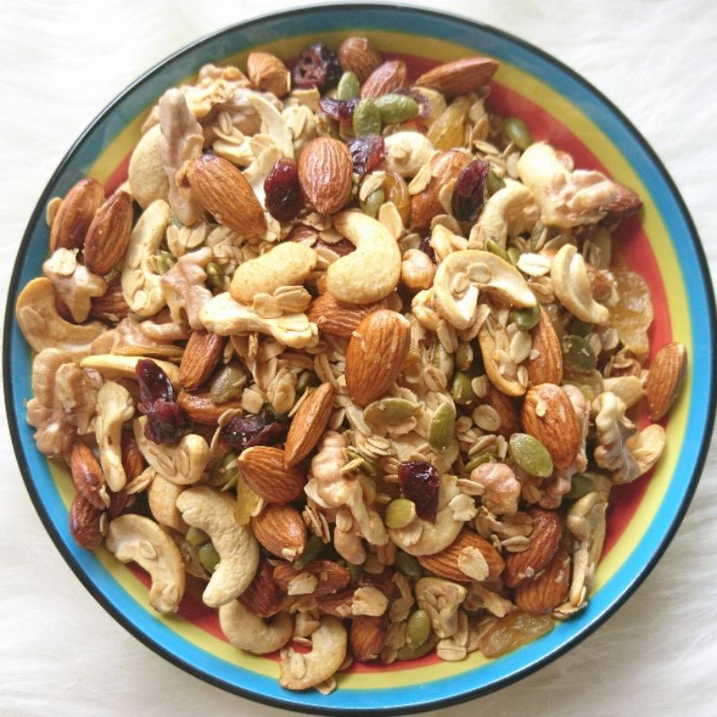 1Kg Granola siêu hạt - Ăn kiêng không đường