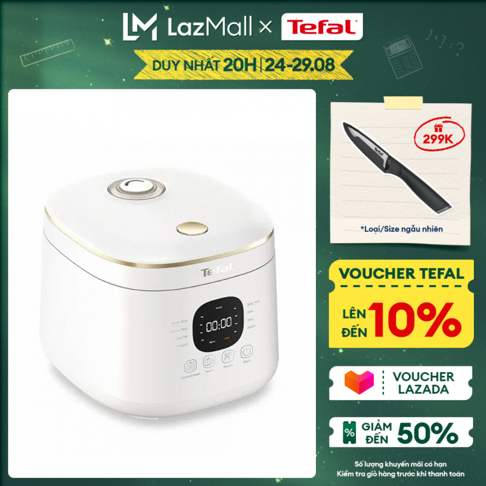 Nồi cơm điện tử Tefal Rice Mate Mini 0.7L RK515168