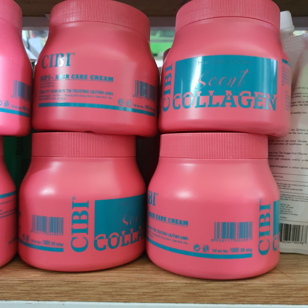 Hấp dầu , ủ tóc , dầu xả collagen cibi 1000ml , ngăn ngừa khô tóc ...