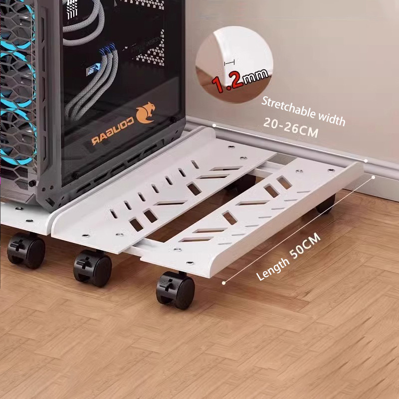 Computer host bracket office chassis bracket bracket home desktop removable base tray storage rack