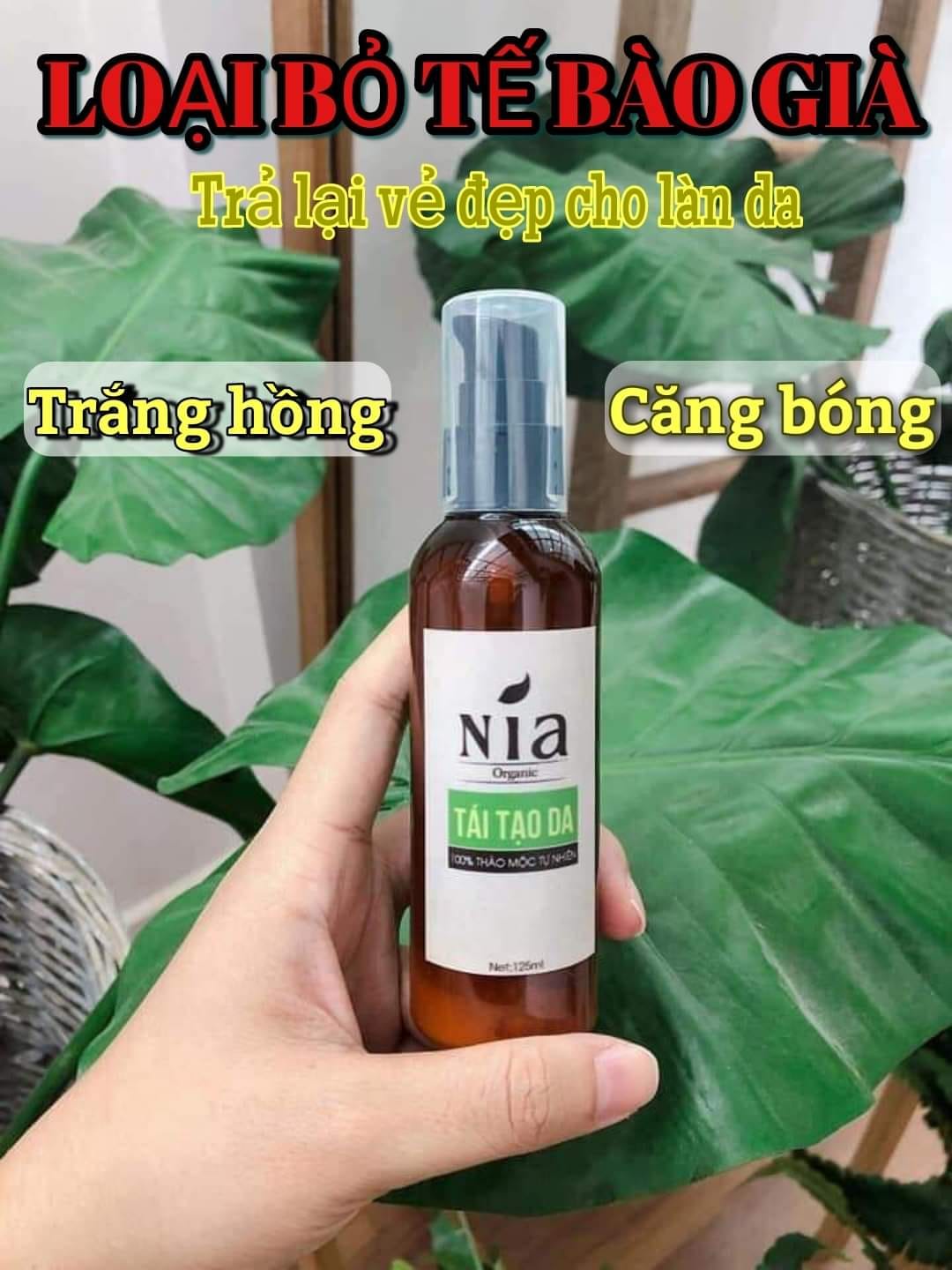 Tái tạo da Nia Organic