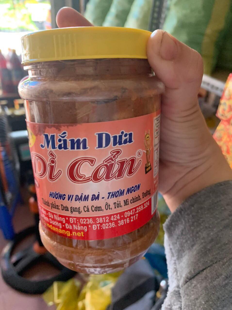 Hủ 500g Mắm Cà Pháo Dì Cẩn Đặc Sản Đà Nẵng