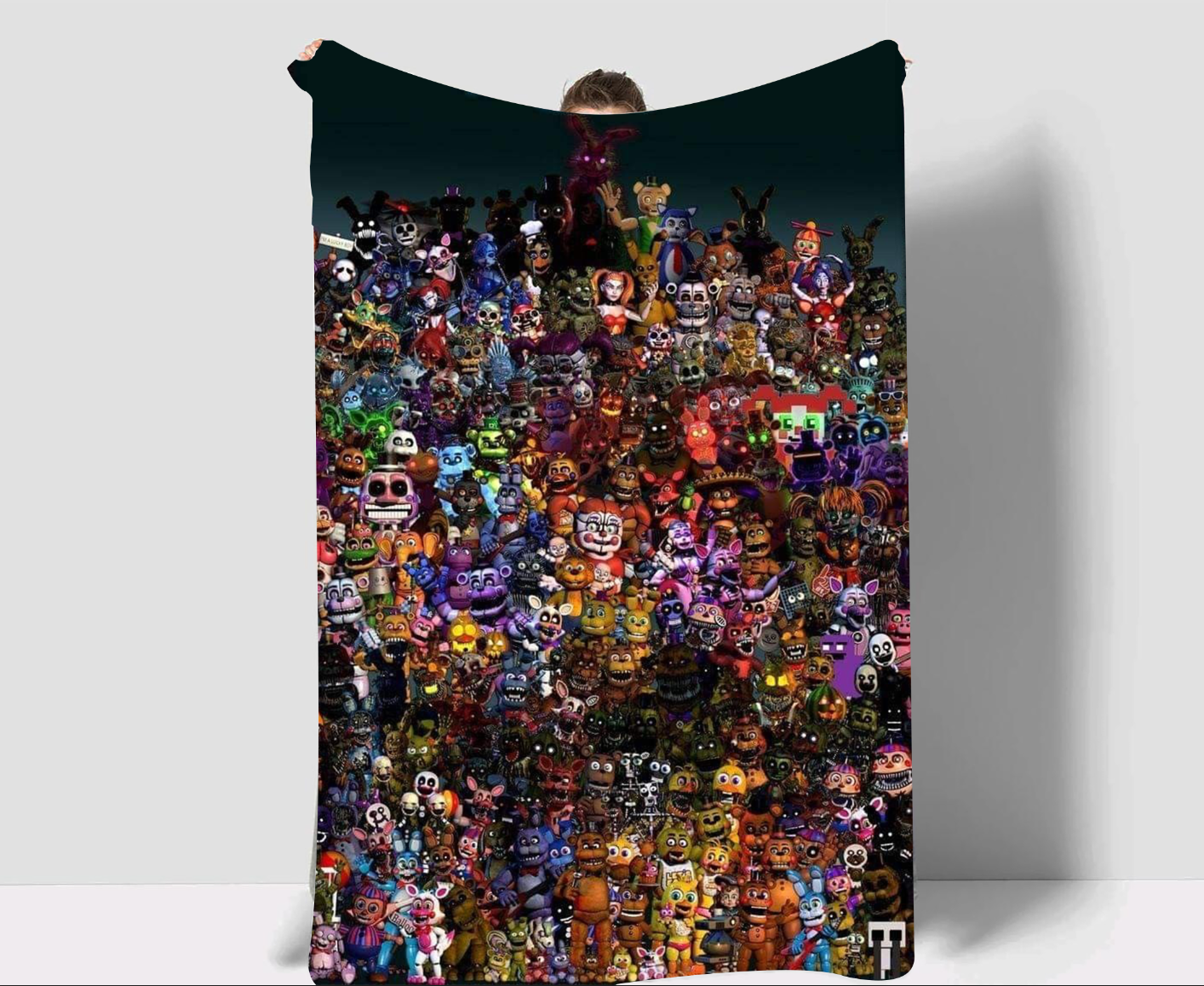 FNAF Five Nights At Freddy Tapestry anime Pattern Backdrop Background Cloth  Backdrop Poster Room Wall Decoration Christmas Gift - AliExpress