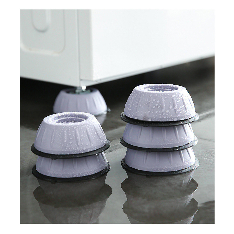 Combo of 4 High-Quality Anti-Vibration and Anti-Slip Foot Pads for Washing Machines, Tables, Chairs, Refrigerators