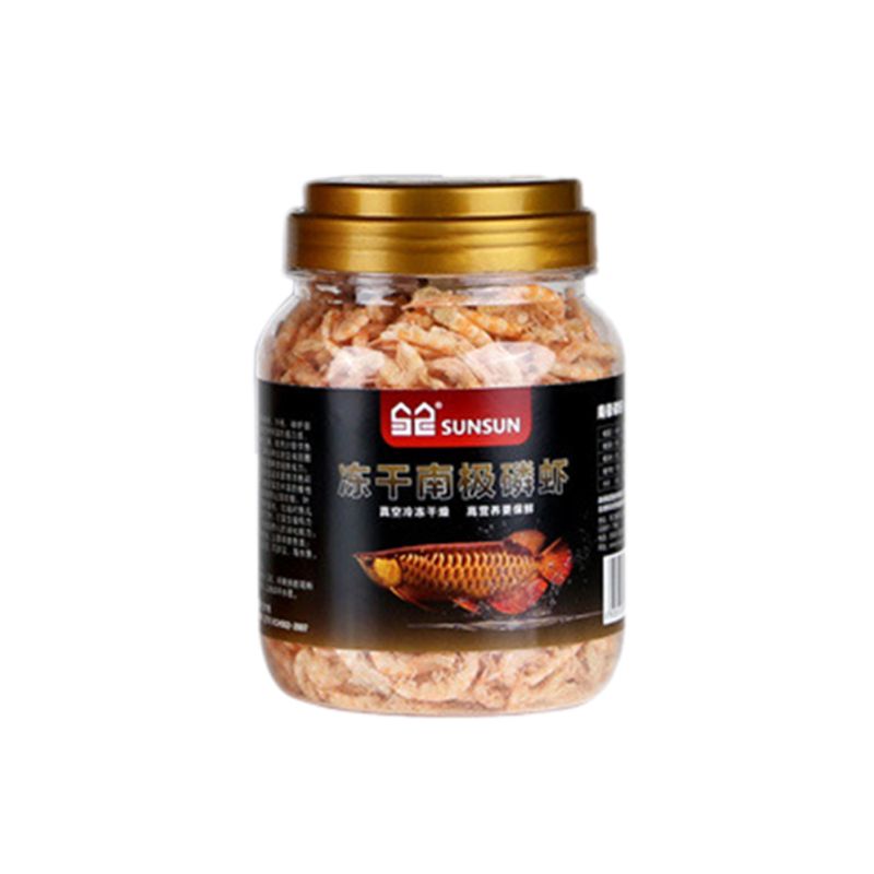 3.5L Aquarium Tropical Fish Freeze Dried Shrimp for tile Turtle Arowana Feeding Healthy Diet Feeders