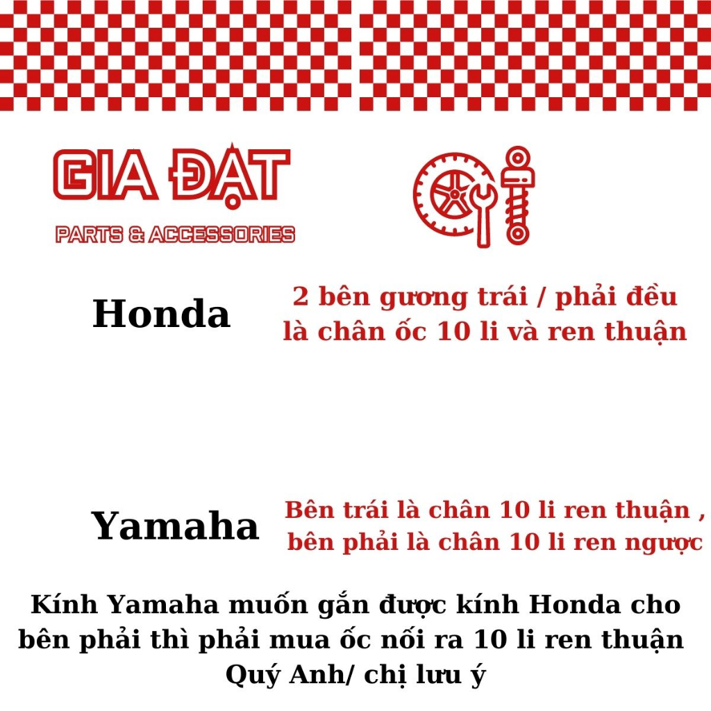 Gương chiếu hậu xe máy Honda DREAM