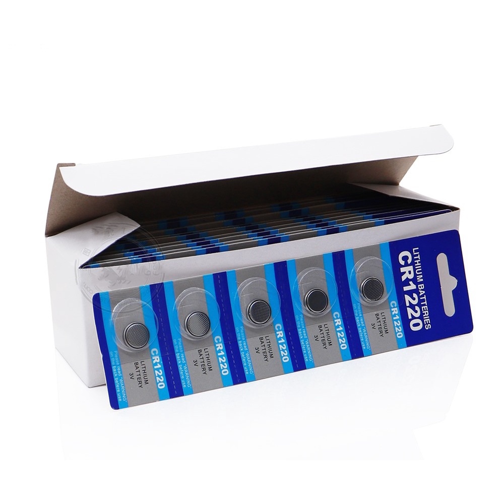 Vỉ 5 viên pin CR1220 Lithium Battery 3V ( GIÁ 1 Vĩ 5 VIÊN )