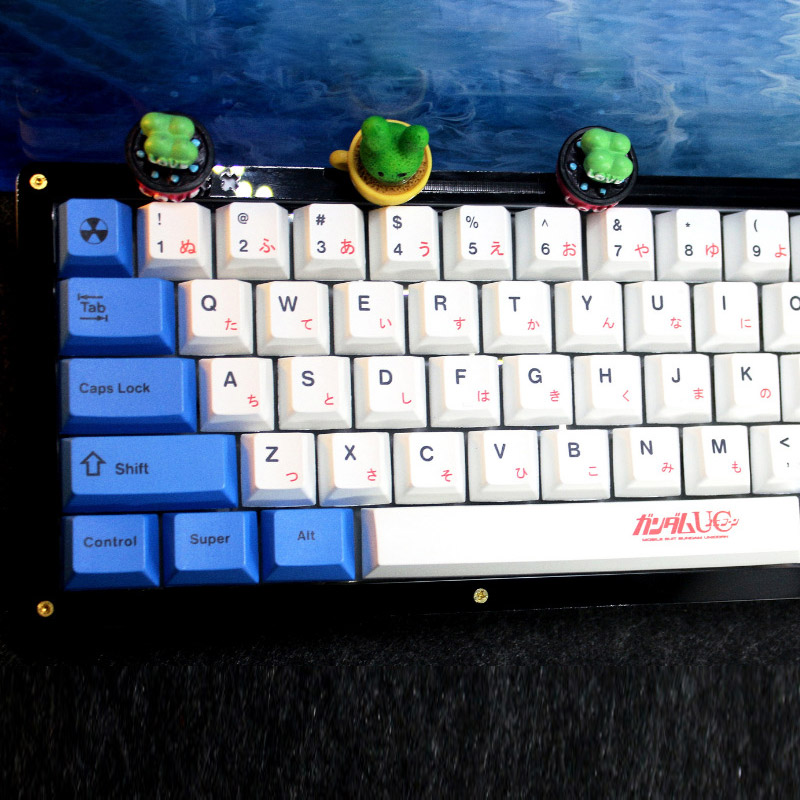 XiaoZhubangchu Gundam keycap PBT keycap sublimation mechanical keyboard keycap XDA highly customized diy personalized keycap