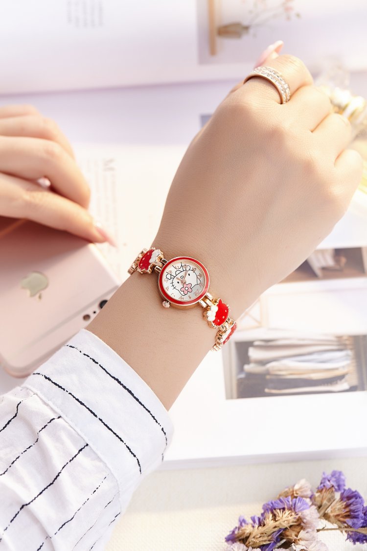 ĐỒNG HỒ NỮ JW MINI Hello kitty CỰC XINH