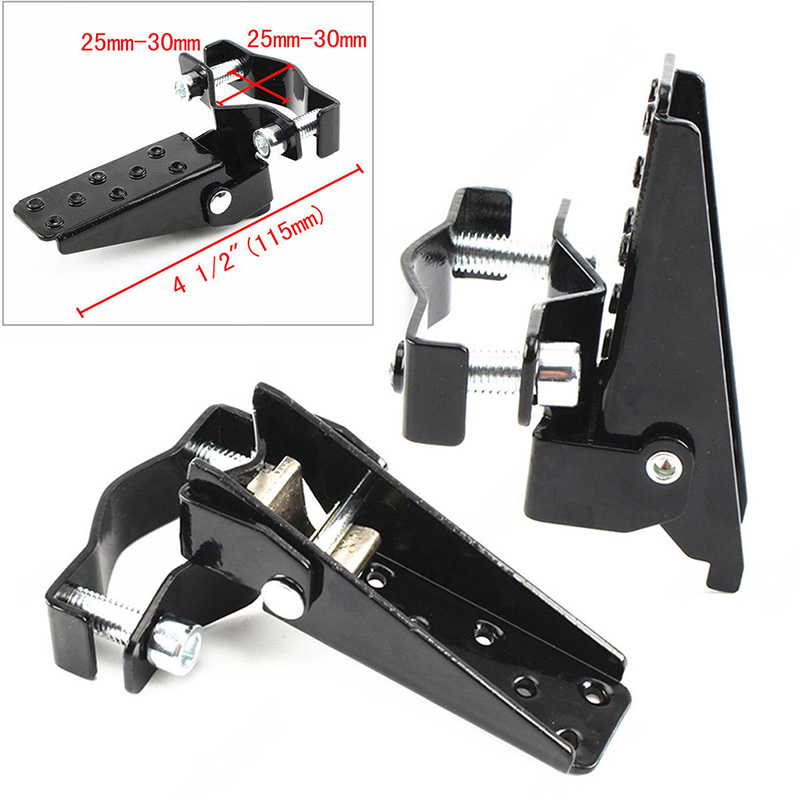 Universal%20Fit%20Black%20Motorcycle%20Passenger%20Foot%20Peg%20Rear%20Pedal%20Footrest%2025-28mm%20GENGLI%20-%20Image%202
